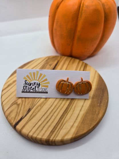 Pumpkin Studs (Multiple Colors)