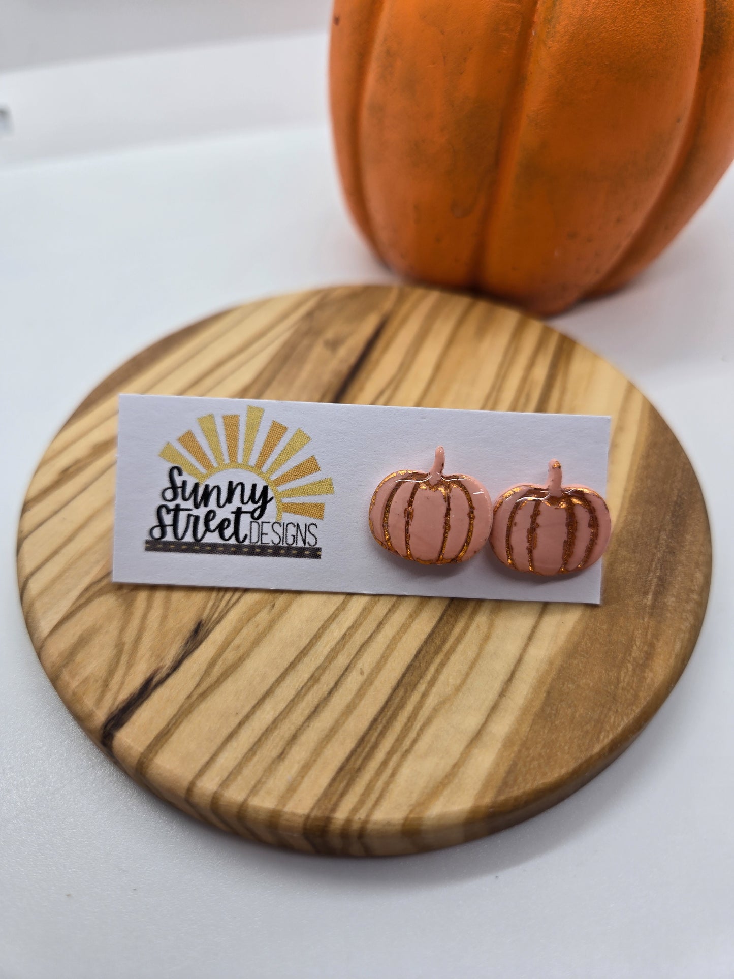 Pumpkin Studs (Multiple Colors)